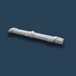 پروفیل طرح دار گچبری D-K 416