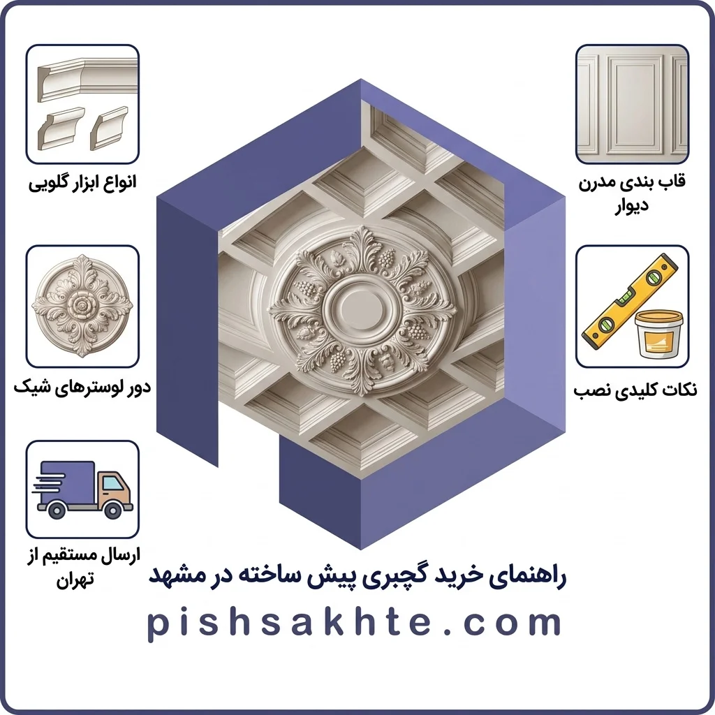 راهنمای خرید گچبری پیش ساخته در مشهد با قیمت تولیدی تهران